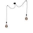 Moderne-Pendelleuchte-Schwarz-inkl.-LED-2-flammig---Cava