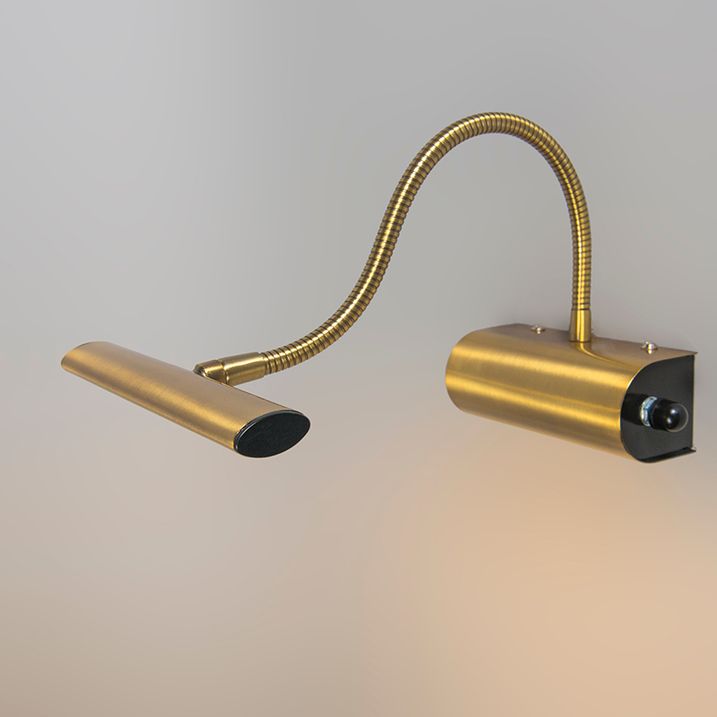 Nástenná lampa v štýle Art Deco matné zlato vrátane LED - Tableau