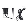 Moderner-Gartenstrahler-schwarz-inkl.-LED-verstellbar-mit-Kabel-und-Stecker-250cm-IP65---Basic