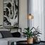 Art-Deco-hanglamp-zwart-met-amber-glas---Bizle