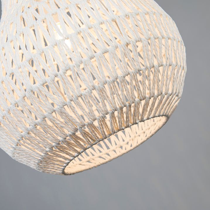 Scandinavian Pendant Light White 45 cm - Lina Drop