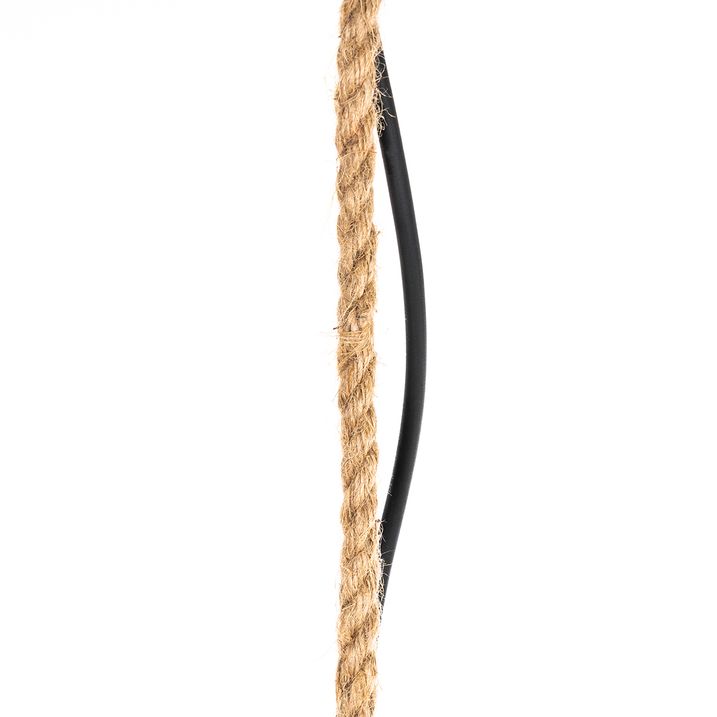 Landelijke buiten hanglamp rotan 25 cm - Calamus