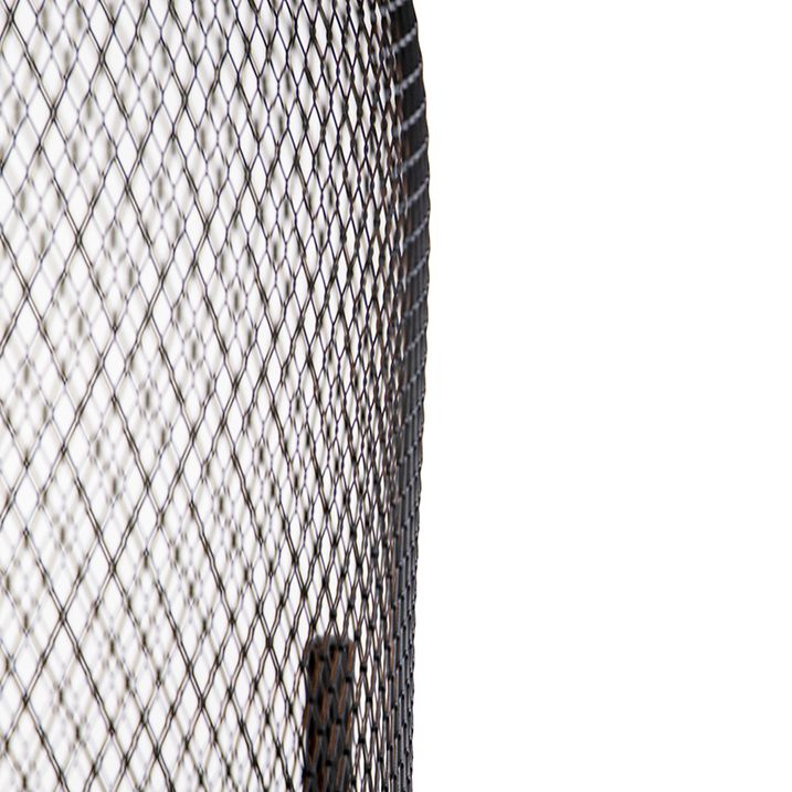 Lampada da terra moderna nera - Bliss Mesh