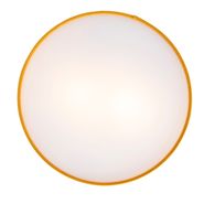Plafoniera-moderna-ocru-40-cm-cu-interior-auriu---Drum