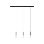 Sistema-de-iluminación-de-riel-moderno-negro-con-3-lámparas-colgantes-de-bronce-oscuro-monofásico---Slimline-Loyce