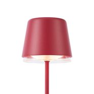 Table-Lamp-Red-Incl.-LED-IP65-Rechargeable-with-Charging-Station---Treble
