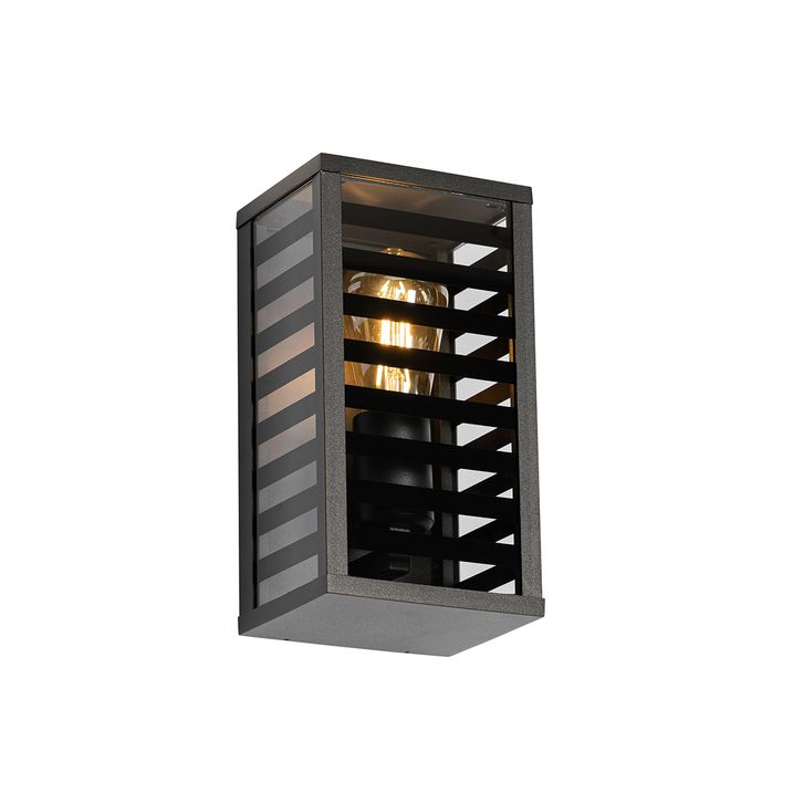 Lampa de perete exterioara moderna neagra 26 cm IP44 - Reims