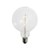 E27 LED sijalica sa spiralnim filamentom G125 4W 270lm 2700K, prigušivač