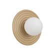 Retro-Wall-Lamp-Taupe-with-Opal-Round-20cm-IP44---Lila