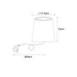 Moderne-have-spotlight-sort-rund-IP65-AR111---Lennard