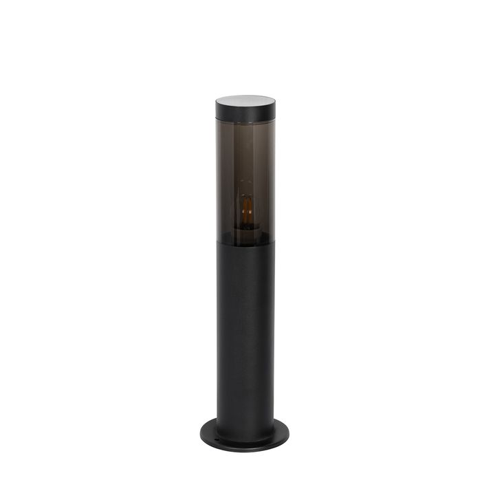 Moderné vonkajšie stĺpové svietidlo čierne 45 cm IP44 - Rox