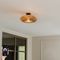 Smart plafondlamp zwart bamboe 40 cm incl. Wifi A60 - Ostrava