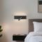 Applique murale moderne noire réglable avec USB-C incl. LED - Modric