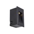 Moderné-zapustené-nástenné-svietidlo-čierne-7-cm-vrátane-LED-IP65---Trem