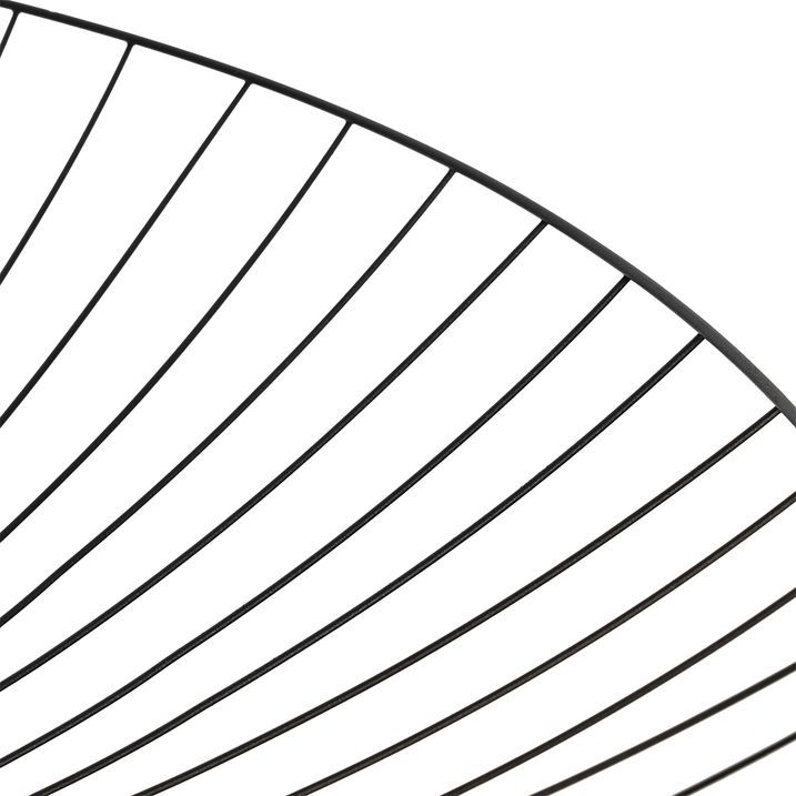 Lampă pendant de design neagră 66cm - Pua