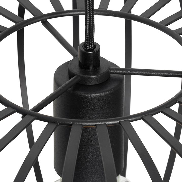 Design Pendant Lamp Black Wire 39cm - Johanna