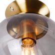 Plafoniera-Art-Deco-din-alamă-cu-sticlă-fumurie---Pallon