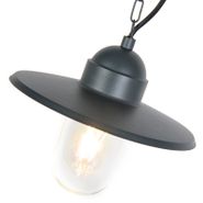 Lampe-suspendue-d'extérieur-rustique-gris-foncé-IP44---Kansas-graphite