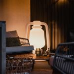 Pametna podna svjetiljka bijela 110 cm uključujući Wifi G95 - Storm Extra Large