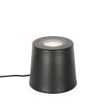 Moderne tuinspot zwart rond IP65 AR111 - Lennard