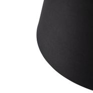 Cotton-Lampshade-Black-32/25/18-with-Gold-Interior