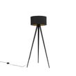 Vloerlamp-zwart-met-kap-zwart-en-gouden-binnenkant---Ilse