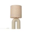 Lampada-da-tavolo-di-design-beige-con-paralume-in-lino-beige---Lotti