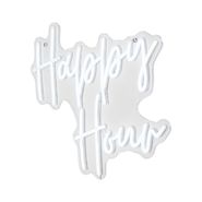 Neon-Wall-Lamp-White-incl.-LED---Happy-Hour