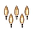 5er-Set-E14-Dimmbare-LED-Glühbirnen-B35-Rauch-4W-300-lm-2200K