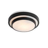 Moderna-plafonska-lampa-crna-sa-belom-25-cm-IP44---Walden