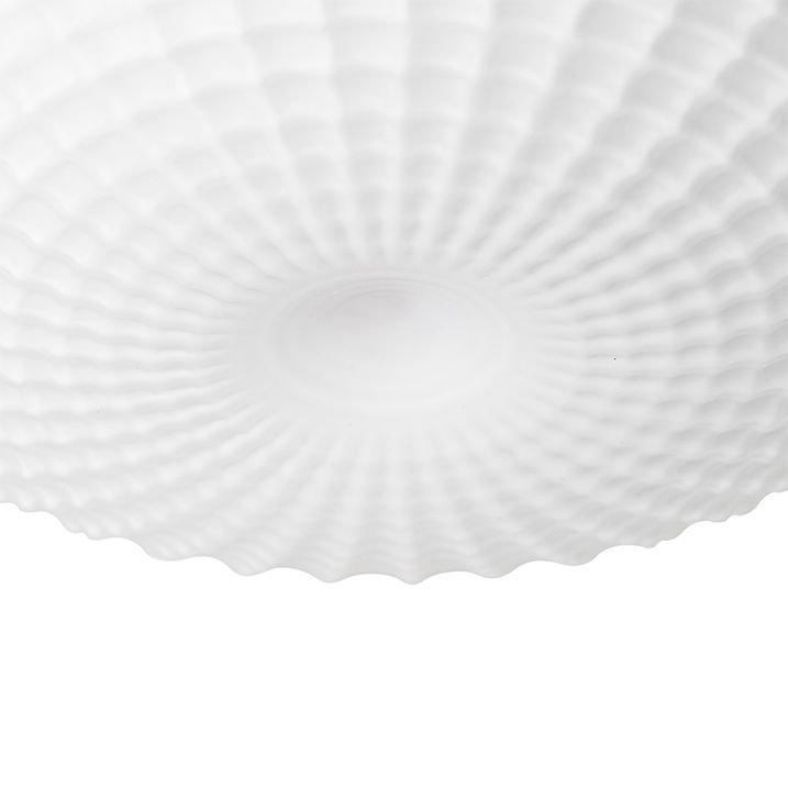 Klasické stropní svítidlo černé s opálovým sklem 23 cm IP44 - Nohmi