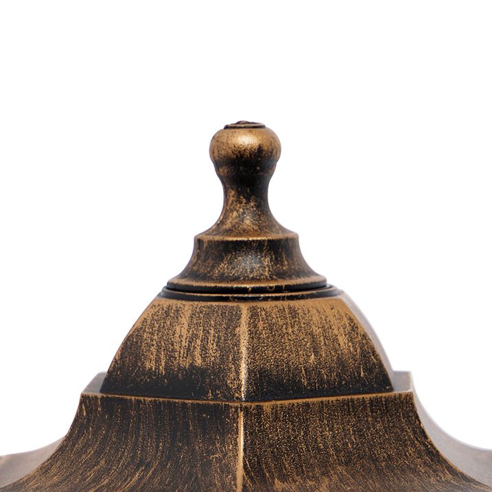Klasyczna lampa ścienna zewnętrzna antyczne złoto z czujnikiem ruchu - New Haven