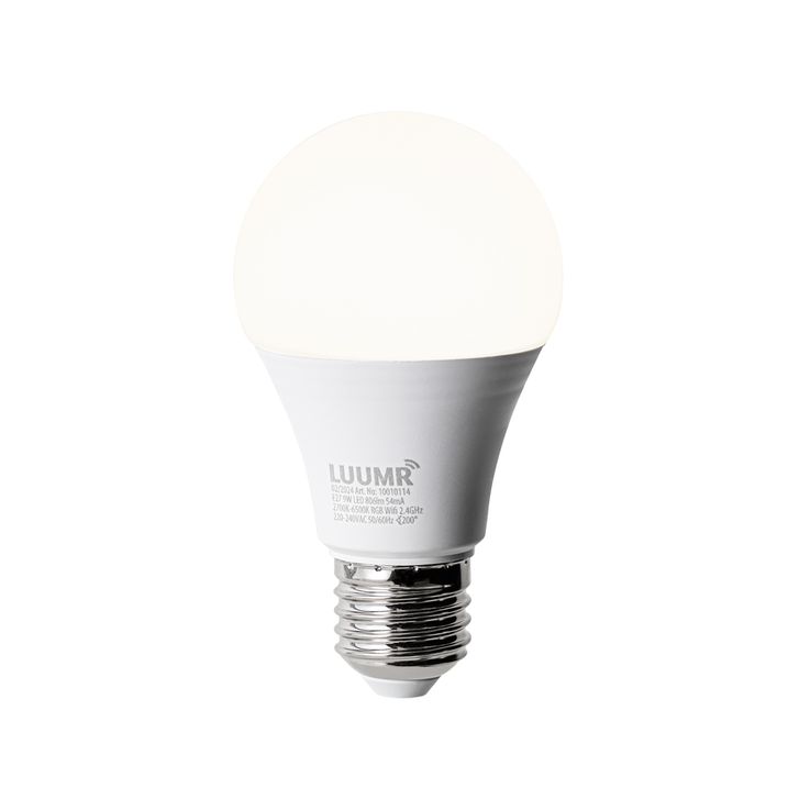 Zestaw 5 Inteligentne żarówki LED E27 A60 Matt RGBW 9W 806lm 2700-6500K