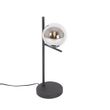 Stolní-lampa-v-art-deco-stylu-černá-s-kouřovým-sklem---Flore
