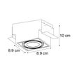 Recessed-Spotlight-Black-GU10-Rotatable-and-Tiltable-Trimless---Oneon