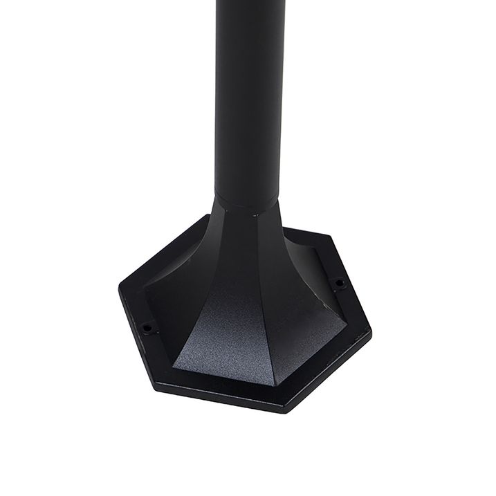 Умен външен стоящ фенер черен 120 см вкл. WiFi ST64 - New Orleans