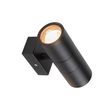Set-of-2-Outdoor-Wall-Lamps-Black-IP44---Duo