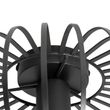 Plafoniera-di-design-nera-39-cm---Johanna