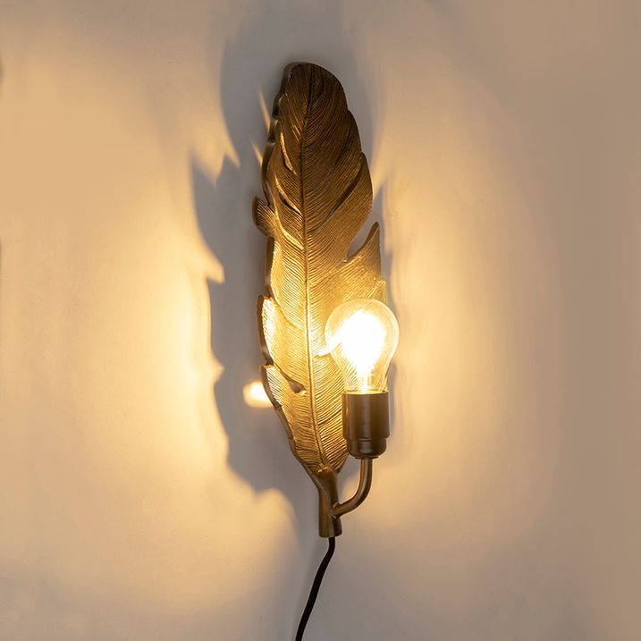 Applique Art déco bronze - Leaf