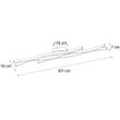Design-plafondlamp-zwart-met-goud-incl.-LED-dimbaar---Blaze