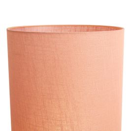 Retro-vloerlamp-oud-roze-met-linnen-165cm-2-lichts---Trompet