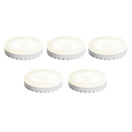 5er-Set GX53 3-Stufen Dim-to-Warm LED-Leuchtmittel 7W 750 lm 2700K-4000K