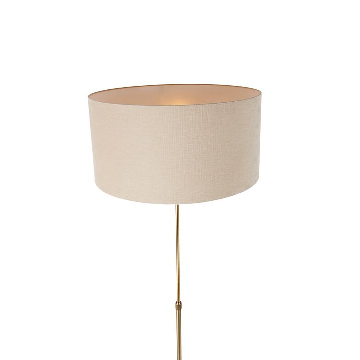 Állólámpa állítható bronz világosbarna árnyékolóval 50 cm - Parte
