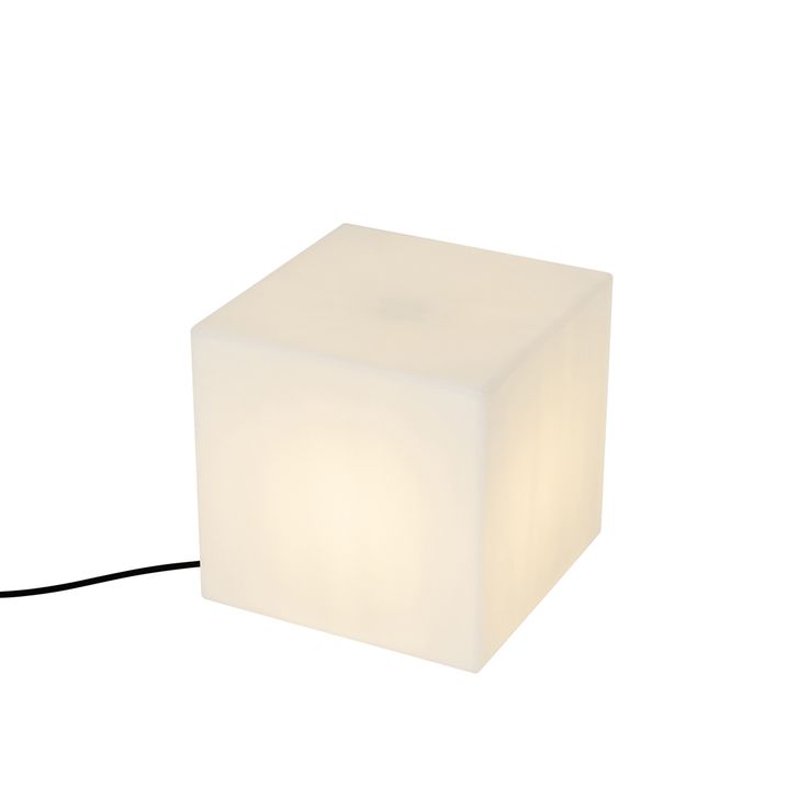 Pametna Ulična Lampa Bela 30 cm Kvadrat Uključujući LED A60 IP44 - Nura