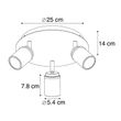 Faretto-da-bagno-smart-nero-IP44-incl.-3-WiFi-GU10---Ducha