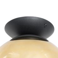 Art-Deco-Ceiling-Light-Black-with-Gold-Glass---Pallon