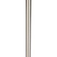 Moderne-vloerlamp-staal-met-witte-plisse-kap-45-cm---Simplo