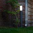 Buitenlamp-paal-antraciet-met-opaal-80-cm-IP44---Rox
