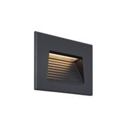 Set-di-6-lampade-da-parete-ad-incasso-moderne-nere-11,5-cm-LED-incluso-IP65---Trem