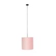 Pendant-Light-with-Velvet-Shade-Pink-with-Gold-40-cm---Combi